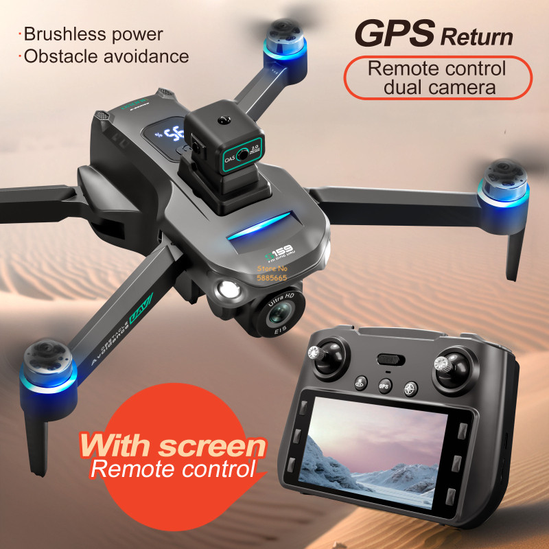 Drone Cinematic - 8K كاميرا مزدوجة 5G WIFI FPV