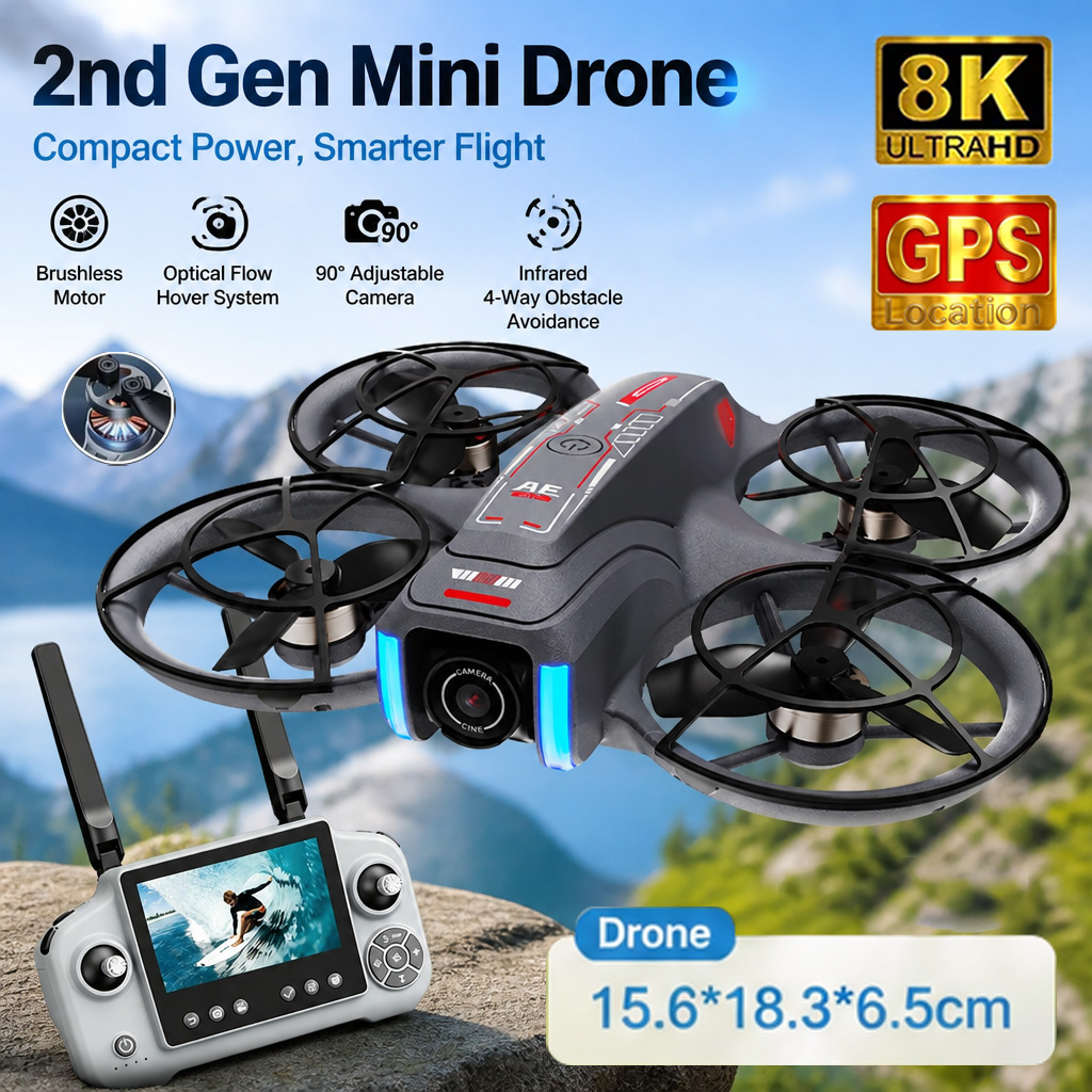 Drone Multispectral - طائرة بدون طيار AE21 GPS جديدة