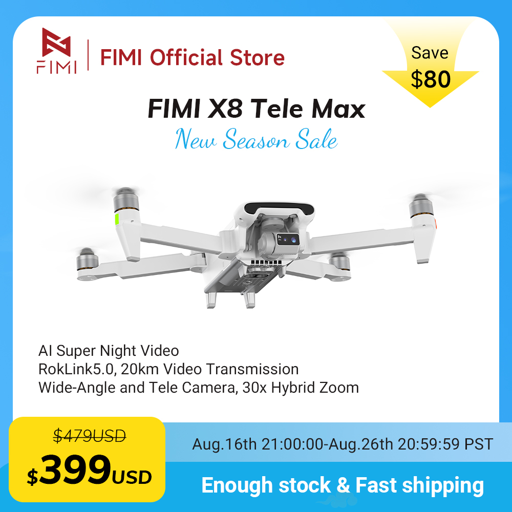 Drone Thermal Imaging - طائرة FIMI X8 Tele Max بدون