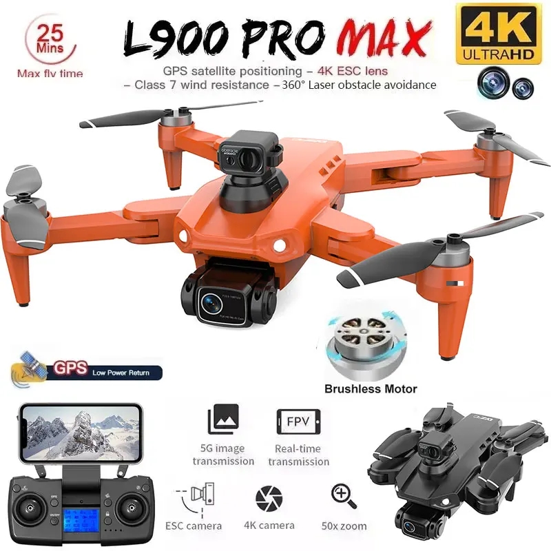 L900 Pro MAX GPS Drone 4K Prof - مراجعة Drone Multispectral وسعره