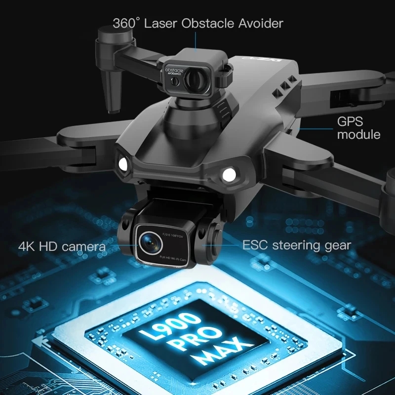 L900 Pro MAX GPS Drone 4K Prof - مراجعة Drone Multispectral وسعره