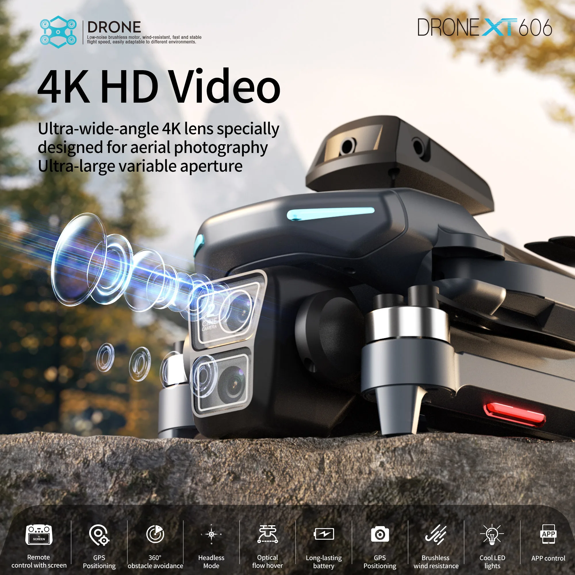 طائرة لينوفو XT606 بدون طيار ا - مراجعة Drone Multispectral وسعره