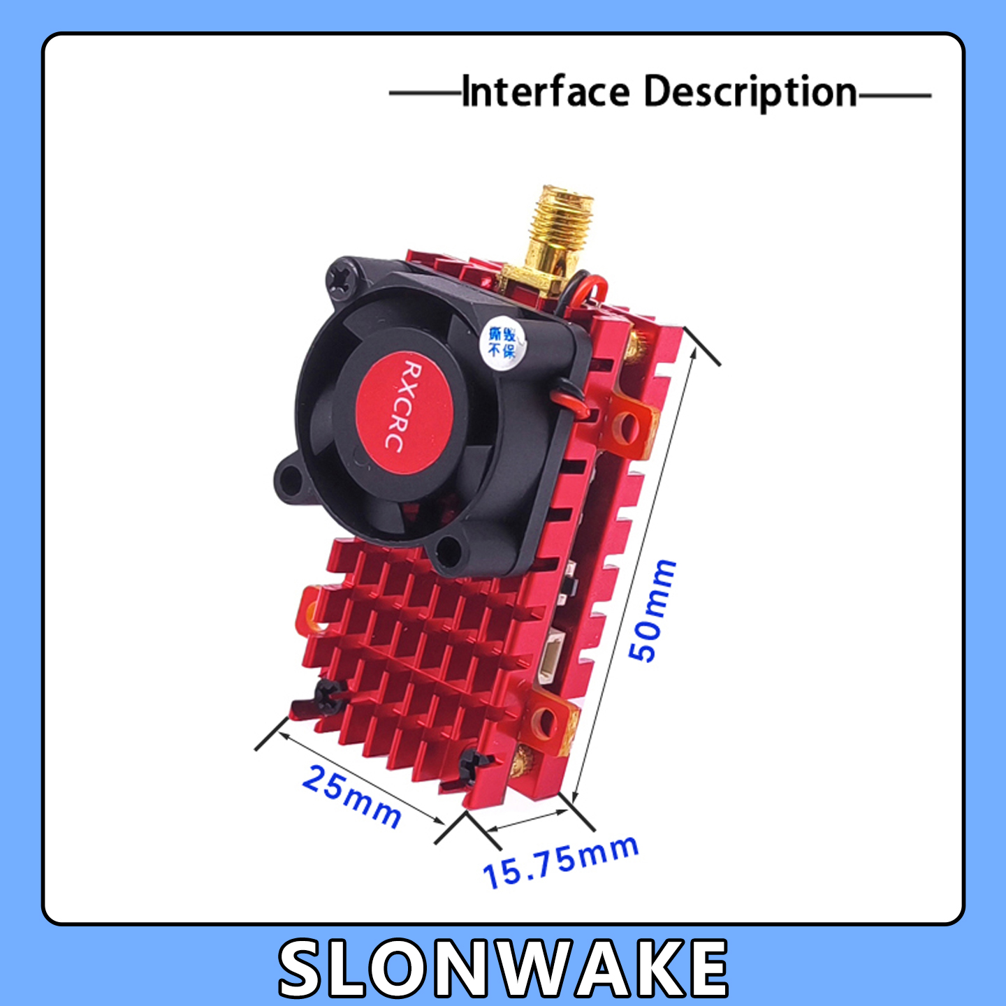 كاميرا SLONWAKE 5.8G 2W VTX FP - مراجعة Drone Aerial Photography وسعره