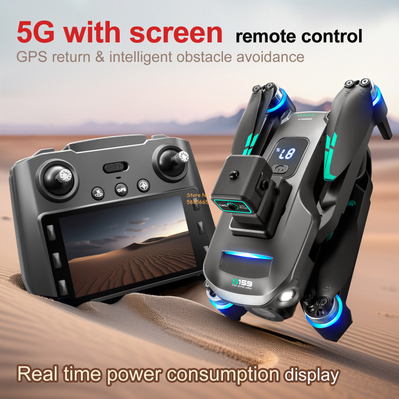 8K كاميرا مزدوجة 5G WIFI FPV ا - مراجعة Drone Cinematic وسعره