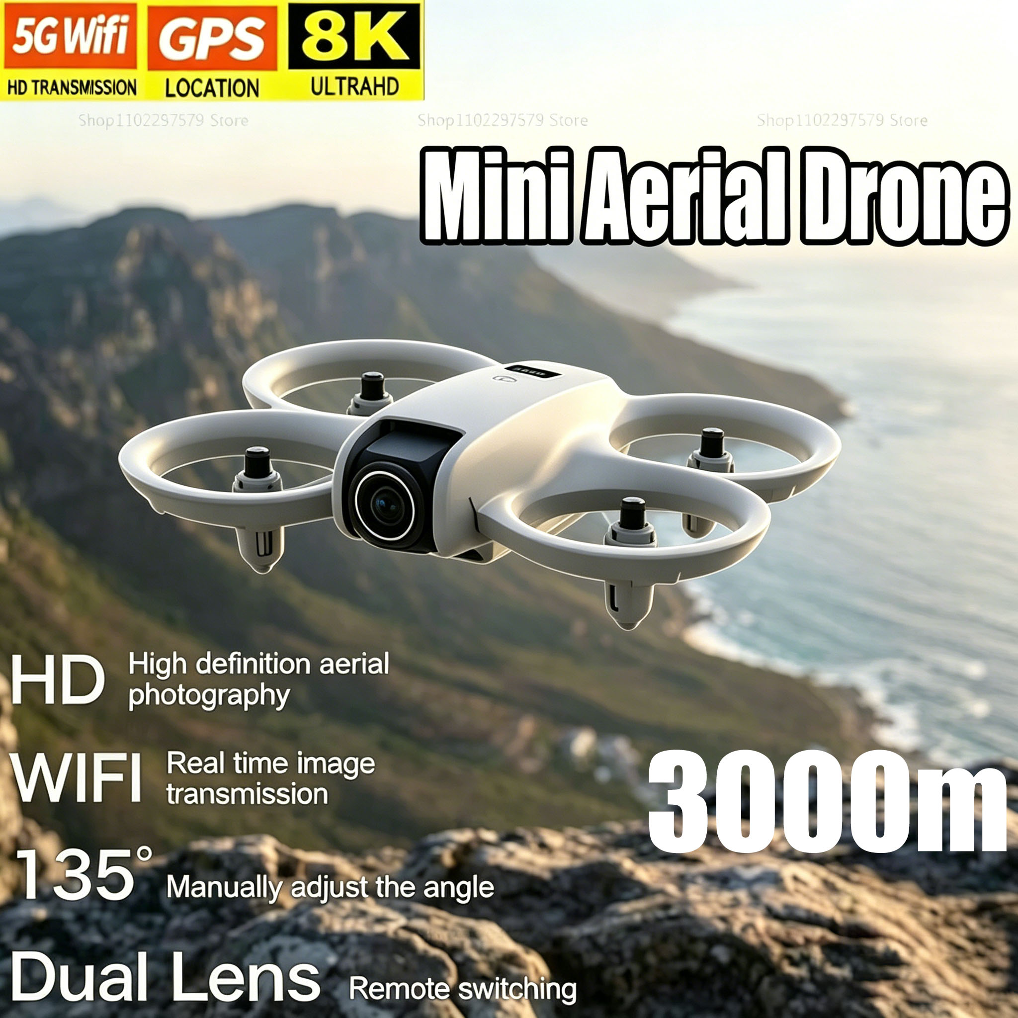 طائرة بدون طيار صغيرة مع كامير - مراجعة Drone Video Production وسعره