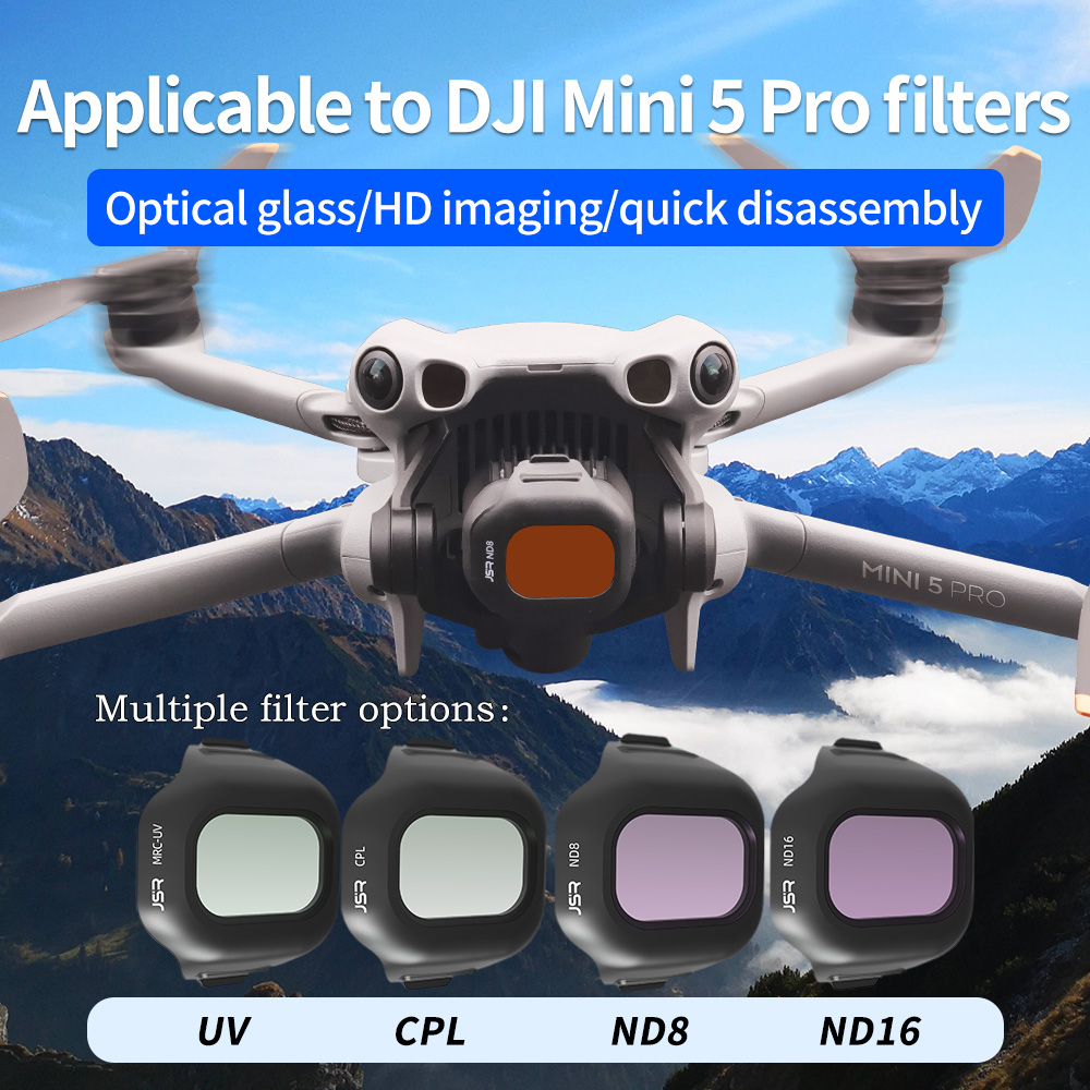 فلاتر عدسات لطائرة DJI Mini 5  - مراجعة Drone Ndvi وسعره