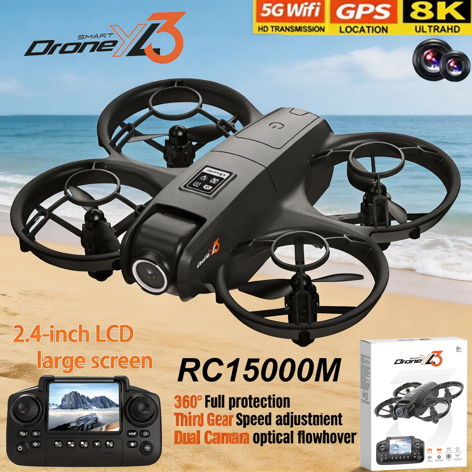 طائرة بدون طيار YL3 RC جديدة ب - مراجعة Drone Multispectral وسعره
