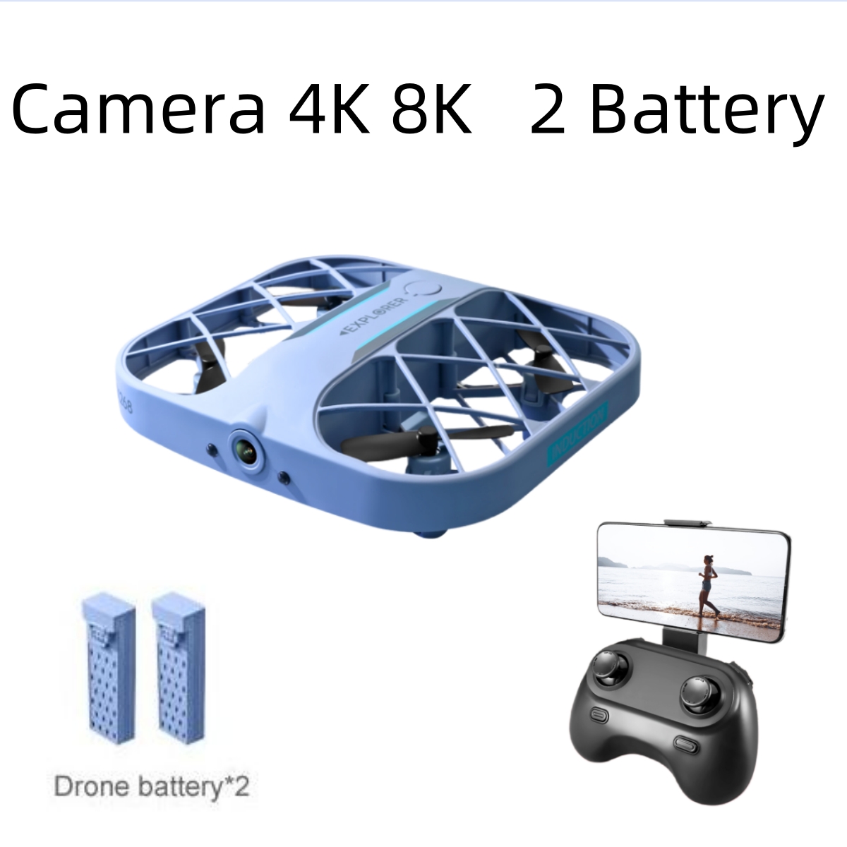 طائرة JJRC H107 FPV RC بدون طي - مراجعة Drone Aerial Photography وسعره